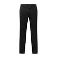 thumbnail image 4 of XDZJLR Mens Casual Pants Solid Colour Draped Style Micro Stretch Large Size Straight Pant, 4 of 5