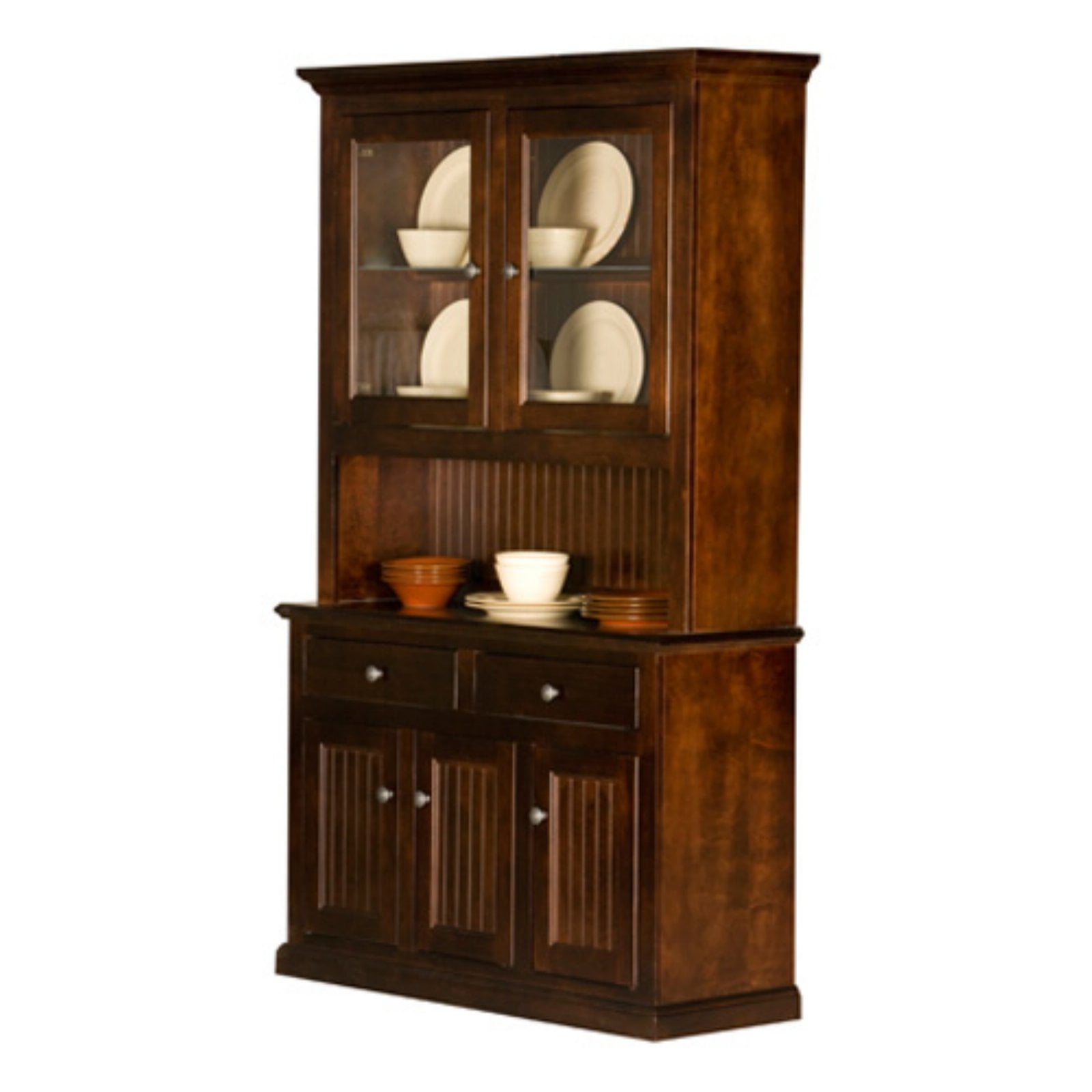 Eagle Furniture 48 in. Customizable Coastal Dining Buffet and Hutch ...