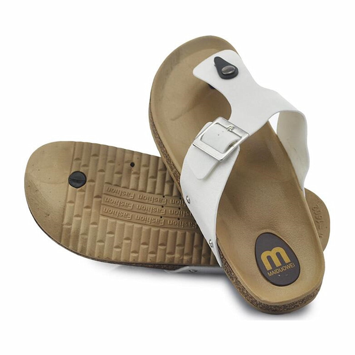 Flip Flops Summer Cork Sandals Slippers Womens Mens Lovers Beach Flats Shoes F//S