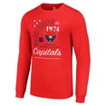 thumbnail image 2 of Men's Starter  Red Washington Capitals Arch City Theme Graphic Long Sleeve T-Shirt, 2 of 3