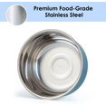thumbnail image 2 of dxynlzq Premium Stainless Steel Food Containers/Bento Lunch Box with Anti-Slip Exterior    420ML  730ML 1.2L  Leakproof  BPA Free  Portion Control, 2 of 6