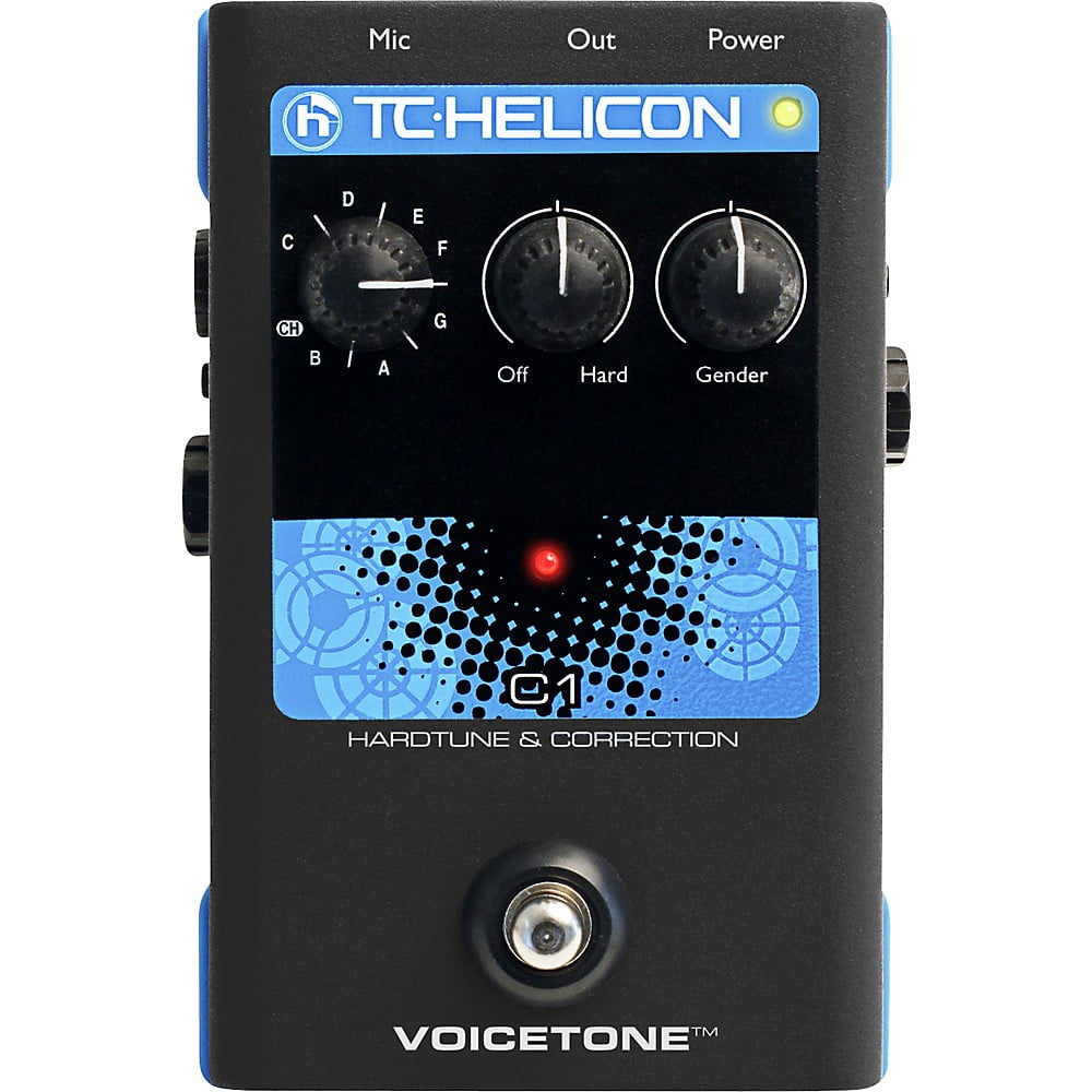 TC Helicon VoiceTone Single C1 HardTune & Correction - Walmart.com