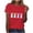 A31 Red, variant on Mifsaly Short Sleeve T-Shirts Women Relaxed Fit Multi Pastel Bunnies Graphic Cotton tops Soft Breathable Casual Summer Basic Tees XL