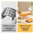 thumbnail image 4 of Ice Cube Mold,Tray Double Ice Freezer Container With Lid And Silicone Tray For Chilled Drink Cocktail And Smoothie (Double Layer),Home Decor, 4 of 9