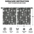 thumbnail image 2 of Blackout Kids Curtains,Grey Dog Paw Footprint Childrens Insulated Curtains Set Of 2,Bedroom Essentials,Toddler Room Decor 52x63in(132x160cm), 2 of 4