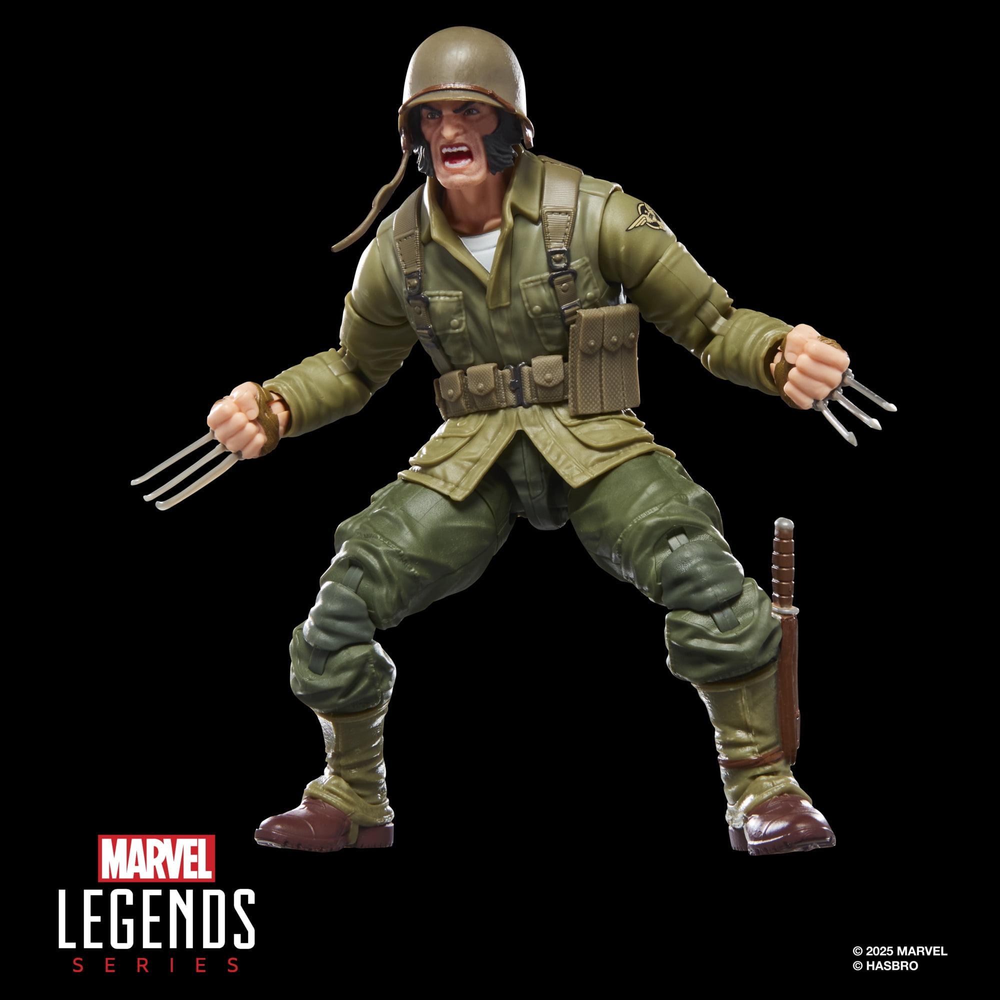 Marvel Legends Series Wolverine (WWII Logan), X-Men Comics Action Figure