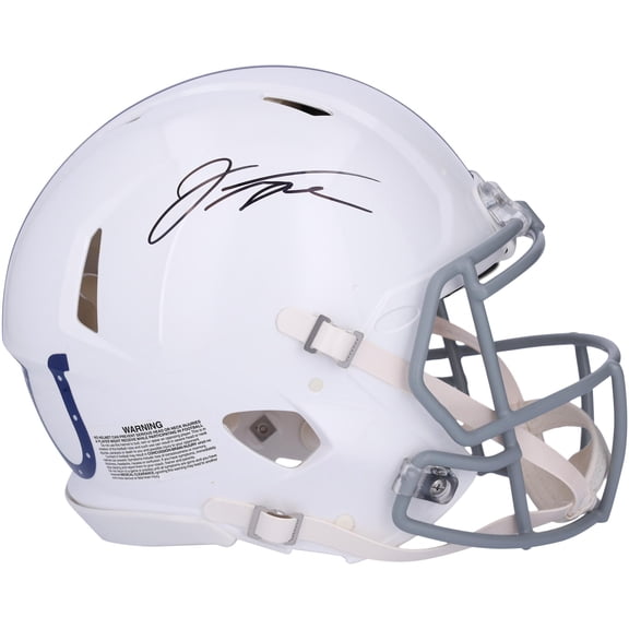 Jonathan Taylor Indianapolis Colts Autographed 2021 Throwback Speed Authentic Helmet - Fanatics Authentic Certified