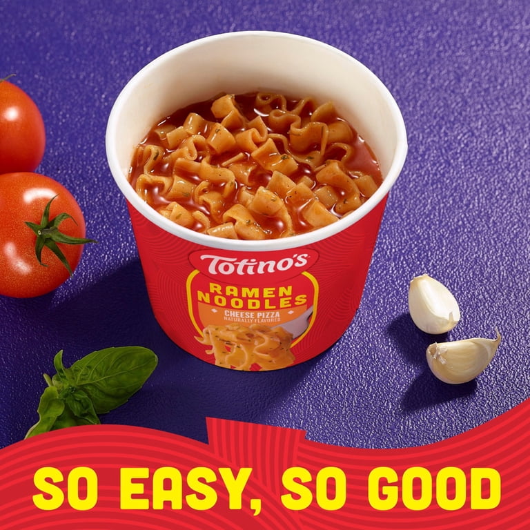 8 pack) Totino's Ramen Noodles, Cheese Pizza Flavor, Microwave