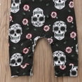 thumbnail image 2 of 2PCS SKull Newborn Baby Boys Girls Romper Jumpsuit Headband Outfits Clothes 0-18M, 2 of 5