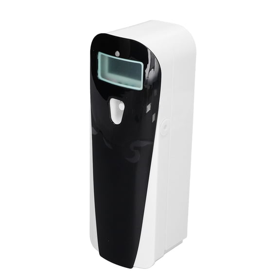 Nieyigj Wall Mounted Automatic Scent Dispenser Aerosol Fragrance Enhancer Toilet Deodorizer Black 9.8 inches