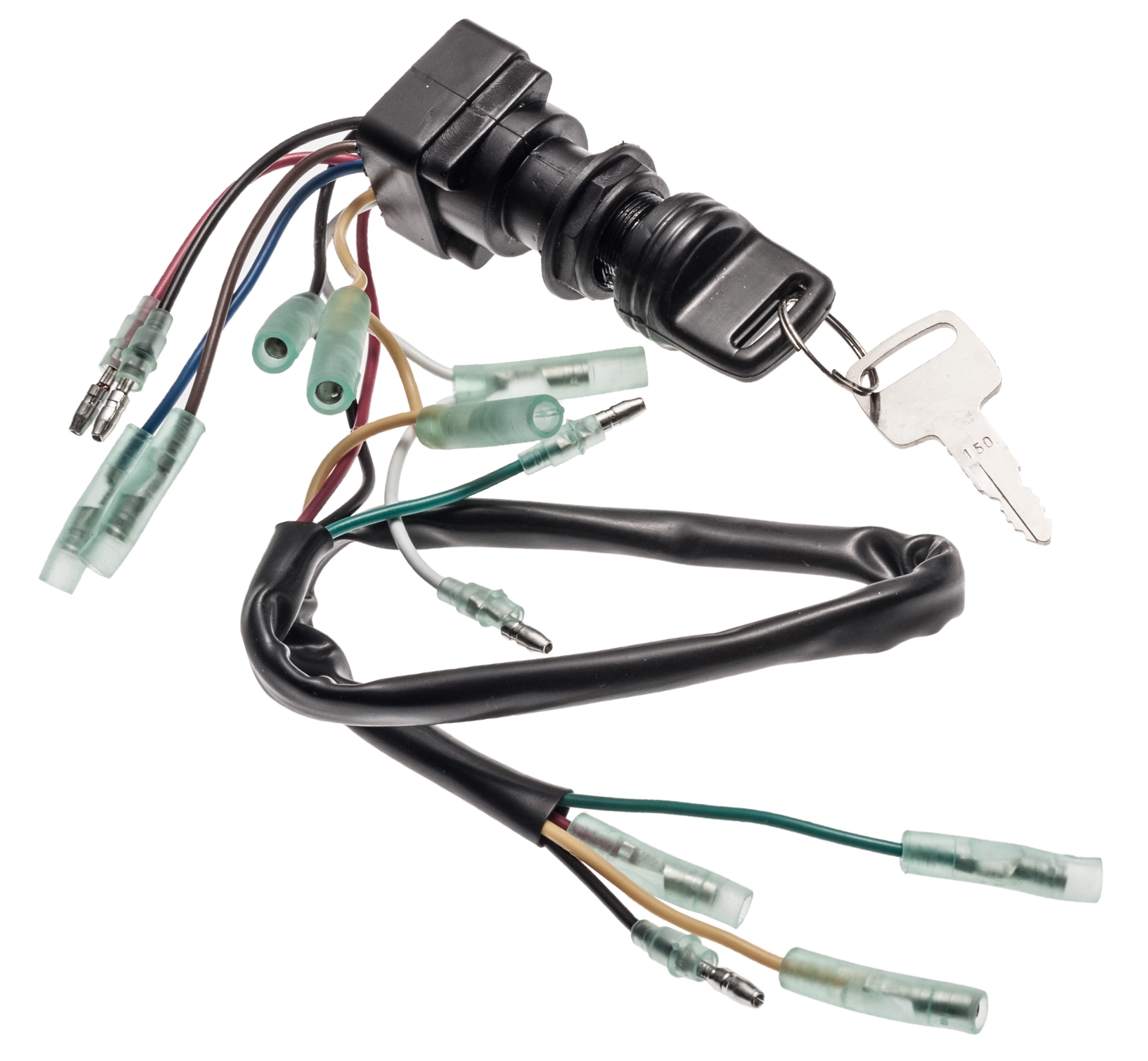 Ignition Key Switch Assembly for Yamaha Outboard Control Box 70382510