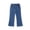 Za-Blue, variant on JLMSPLWG Kids Flared Pants Ripped Denim Jeans for Toddler Daily Wear Bell Bottoms Jean Infant Preppy Solid Color Jeans with Pockets Baby Girl Clothes