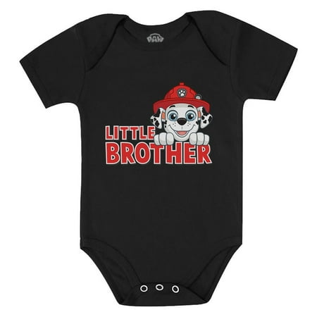 

Paw Patrol Marshall Little Brother Newborn Outfit for Boys Baby Bodysuit 24M (18-24M) Black