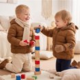 thumbnail image 4 of Abcomgle Toddler Winter Coats for Girls 3t Lightweight Puffer Padded Infant Winter Coat Cute Bear Ears Hooded Infant Puffer Coat Winter Warm Puffer Jacket Boys, 4 of 7