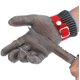 thumbnail image 5 of Guante resistente a cortes, guante de carnicero, malla de acero inoxidable, protección de nivel 5, guante de trabajo para sacrificio, tallado en madera, rebanador de mandolina (tamaño XL) JFHHH pequeña, 5 of 5