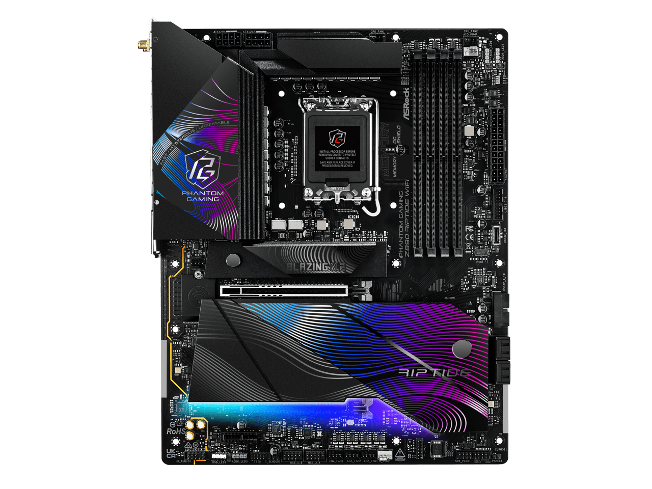 ASRock Z890 Riptide WiFi LGA 1851 Intel Z890 SATA 6Gb/s ATX Motherboard