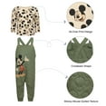 thumbnail image 3 of Disney Clothes Baby Boys 2-Piece Overall Set – Long Sleeve Top with Suspender Romper Mickey Mouse & Winnie the Pooh (Newborn–Infant), 3 of 6