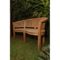 thumbnail image 2 of Curve 3 Seater Bench Extra Thick Wood, 2 of 5