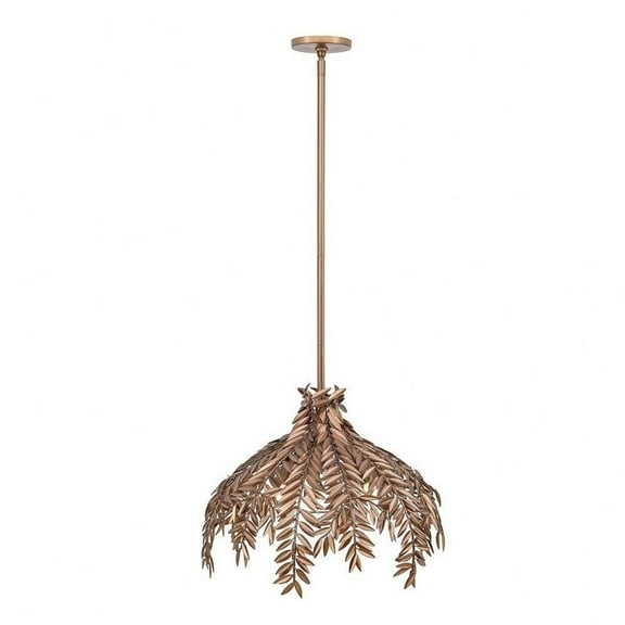 3 Light Pendant in Modern Style-20 inches Tall and 22 inches Wide-Brown Macchiato Finish Bailey Street Home 79-Bel-5037452
