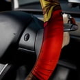 thumbnail image 5 of Thanksgiving Apple 14.5 Inch Printing PVC Leather Car Wheel Cover Auto Accessories, 5 of 6