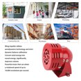 thumbnail image 4 of Sirena de Zumbador de Bocina de Motor Mini de 110 dB, Alarma de Zumbador de Sonido de Bocina de Cobre de Hierro Sirena Estroboscópica de Advertencia Eléctrica para Fábrica,, 4 of 7