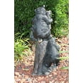 thumbnail image 3 of YTC SUMMIT Climbing Black Bear Cubs Statue Figurine Solar LED Lantern Light Welcome Sign, 3 of 3