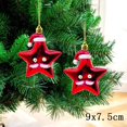 thumbnail image 1 of Colgantes de caramelos rojos de Navidad, muletas de Papá Noel, trenes de Papá Noel, adornos de árbol de Navidad, decoración de Feliz Navidad, 2023, 1 of 4