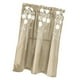 thumbnail image 5 of Cortina de ventana floral semitransparente para cocina Caqui claro - 137x61cm, 5 of 9