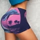 thumbnail image 4 of Fotbe Hawaiian Beach Dolphin Shorts Sin Costuras – Shorts Deportivos de Cintura Alta para Mujer, Elásticos para Gimnasio, Yoga, Running o Ciclismo-X-Large, 4 of 8