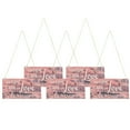 thumbnail image 1 of Plaque en Bois 5 Ensembles pour Porte Mur, 1 of 8
