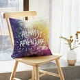thumbnail image 5 of LALILO Throw Pillow Covers Inspirational Quote Adventure Quote Instagram Cushion Cover 18" x 18", 2 Pack, 5 of 6