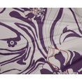thumbnail image 5 of oneOone Tissu Polyester Lycra Violet2 Abstrait Matériel de Robe Tissu Imprimé Tissu au Mètre 56 Pouces de Large, 5 of 5