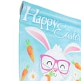 thumbnail image 7 of Northlight Happy Easter Bunny with Carrots Outdoor Garden Flag 12.5" x 18", 7 of 7