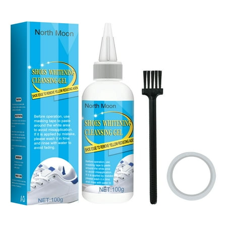 

Shoes Whitening Cleansing Gel Shoes Cleaner Shoe Brush Shoe Sneakers Shoes Cleaning With Making Tape