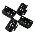 thumbnail image 2 of Shisuyan Kitchen Cabinet Hinges Black Cold Rolled Steel For Kitchens 4Pcs, 2 of 8