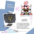 thumbnail image 4 of Muñeca de Navidad Papá Noel Instrumento para tocar Decoración Sacudiendo la cabeza Cantando Adorno con pilas, Tipo 3 Vogacara HA008653-03B, 4 of 6