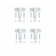thumbnail image 1 of Sash Jammers, Window Jammers Sash Blockers Security Jammer Locks con tornillos de fijación para la seguridad del hogar de la puerta de la ventana (4 piezas), 1 of 2