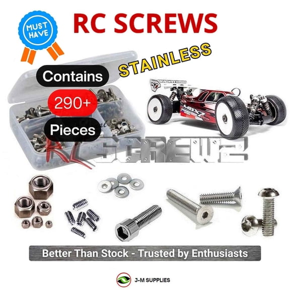 RCScrewZ Stainless Steel Screw Kit mug030 for Mugen Seiki MBX-7R 1/8 Nitro Buggy (#E2015) | SET