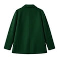thumbnail image 4 of MaFYtyTPR Blazer for Women Long Sleeve Single Button Loose Fit Casual Office Suit Jacket With Chest Pockets A-Green XL, 4 of 6