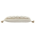 thumbnail image 6 of Desert Fields Sadie 14" x 36" White/Tan Diamond Cotton and Jute Adult Decorative Throw Pillow, 6 of 8