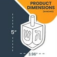 thumbnail image 2 of Hanukkah Dreidel DIY Holiday Magnet Decal, 5 Dreidel Pack, Creative Artistic Gift Idea, 2 of 4