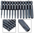 thumbnail image 2 of 1Pc 50Mm Blue Magnetic Torx Screwdriver Bits Set Electric Screwdriver T5-T40, 2 of 9