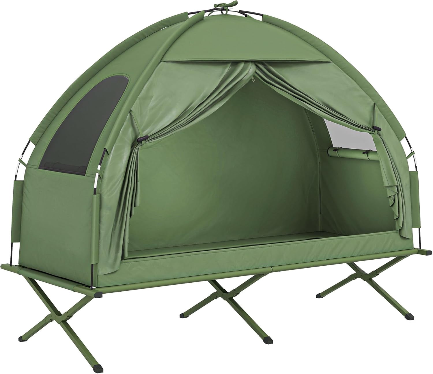 Top Lander, Fireproof Hot Tent, 2 Person, Brown, Waterproof Dome