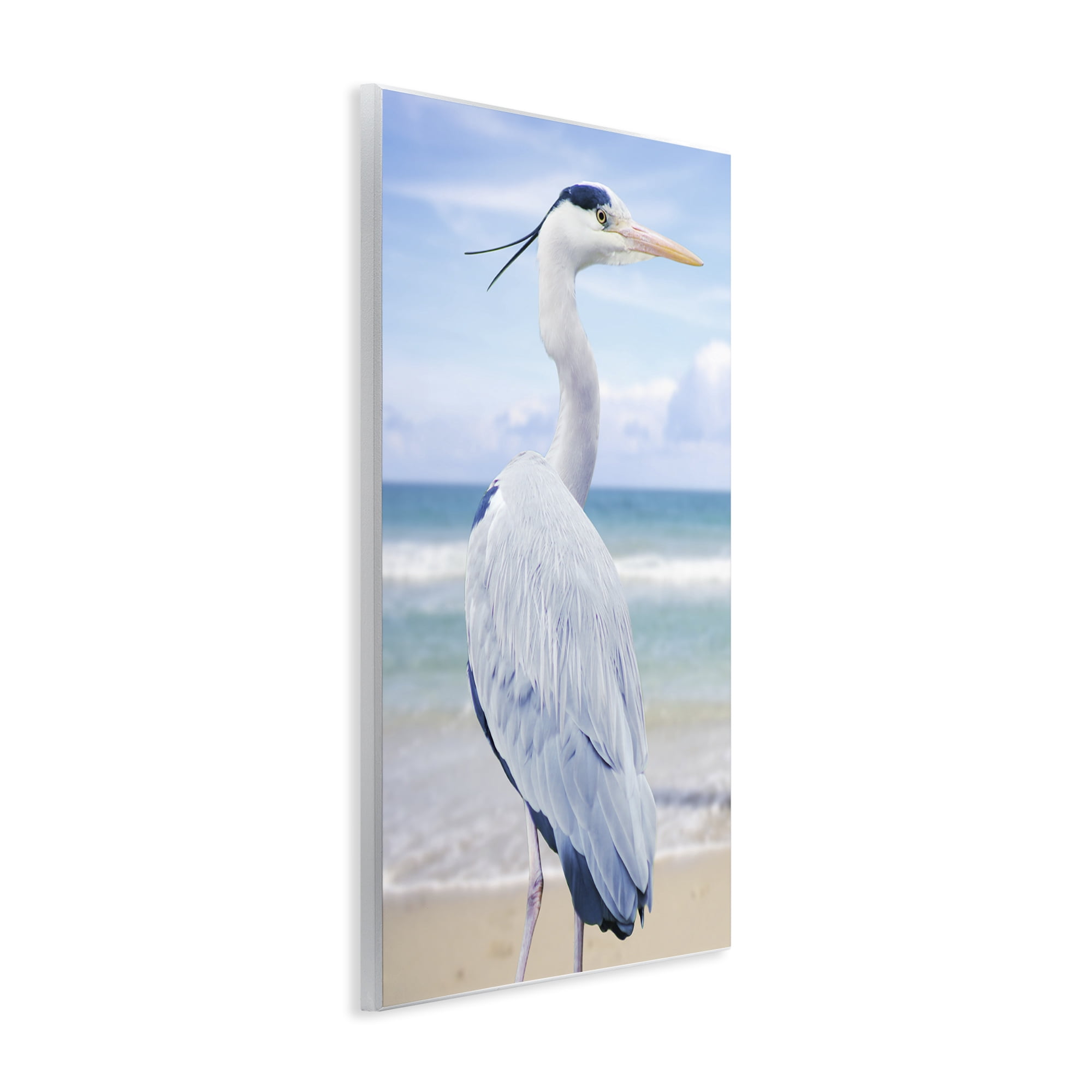 Stupell Industries Vacationing Heron by Seaside Wall Plaque Art, design by Marcus Prime