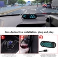 thumbnail image 2 of Scienceny Coche Head-Up Display alarma LED electrónica velocímetro ordenador multifuncional Speeding Tester accesorios para automóviles Cámaras de salpicadero de coche Scienceny VI022067-00B, 2 of 6
