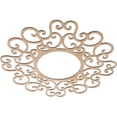 thumbnail image 2 of 38"OD x 14 1/2"ID x 1/4"T Reims Wood Fretwork Pierced Ceiling Medallion, Alder, 2 of 3