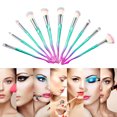 thumbnail image 3 of 10pcs Pinceles de maquillaje Set Blush Blending Foundation Sombra de ojos Corrector Cosmético Likrtyny Cuidado Belleza, 3 of 9