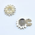 thumbnail image 2 of Rhinestones Pearls Alloy Button Clips Decorative Cufflinks Covers For Men Women Evening Dress Shirt Clothing Accessories, 2 of 8
