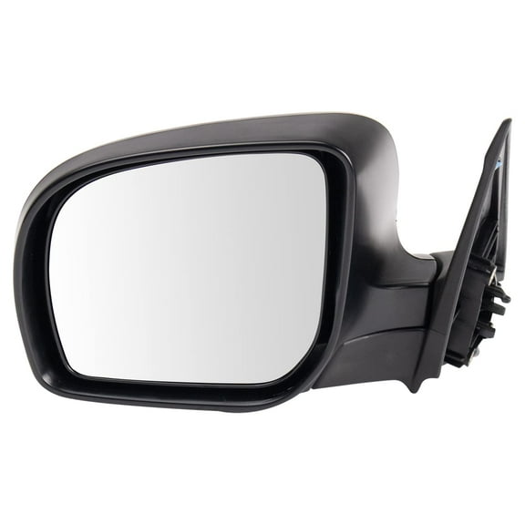 TRQ Power Heated Smooth Black Mirror Driver Side LH for 09-10 Subaru Forester MRA06145