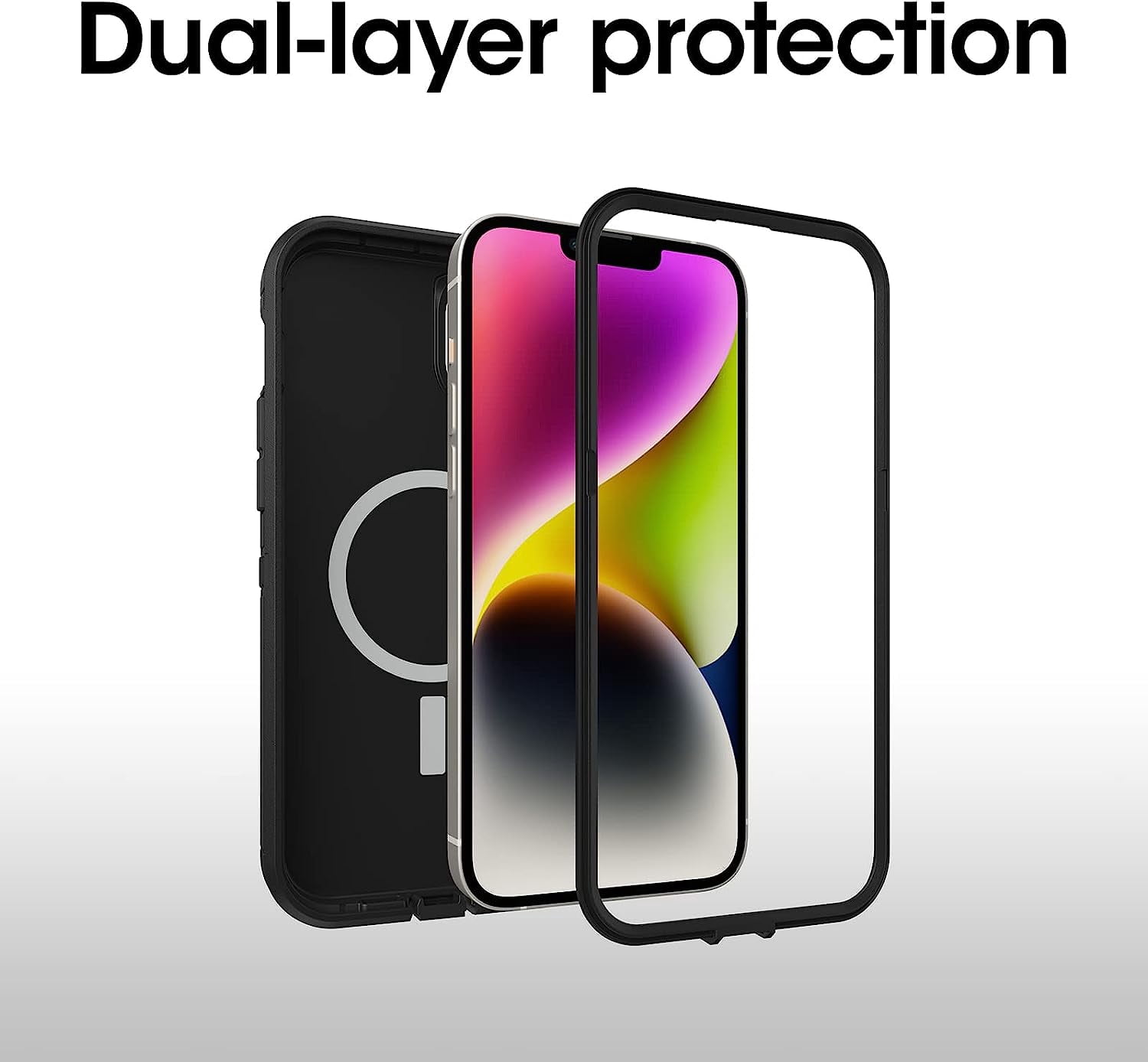 OtterBox Defender XT Series Case for iPhone 14 Plus, Black